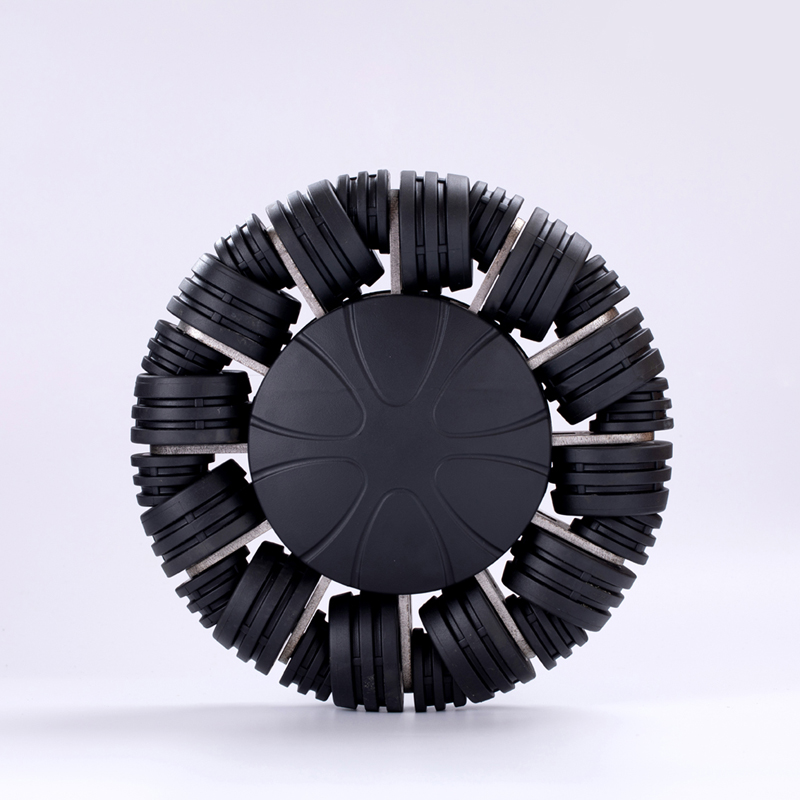 8-дюймовое резиновое колесо Omni для интеллектуального робота